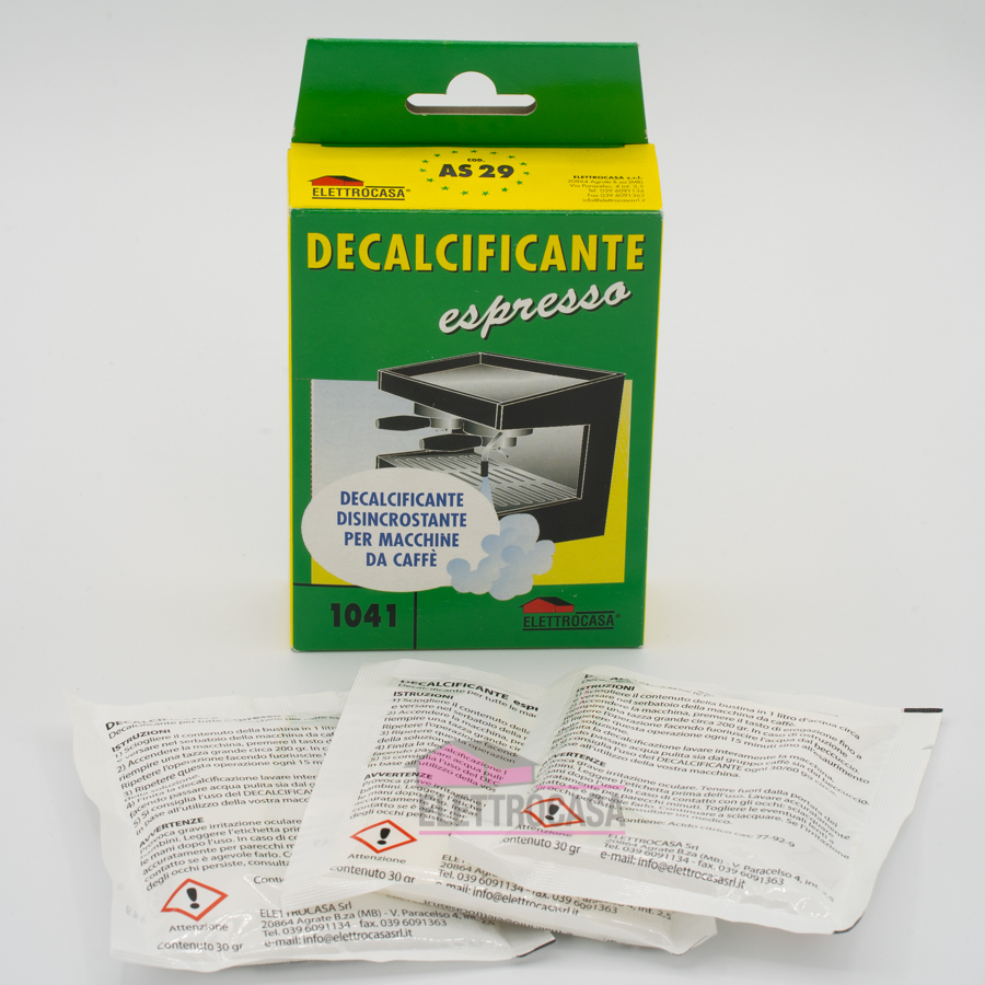 ELETTROCASA CF 03 BUSTE DECALCIFICANTE X MACCHINA CAFFE' (ACC AS